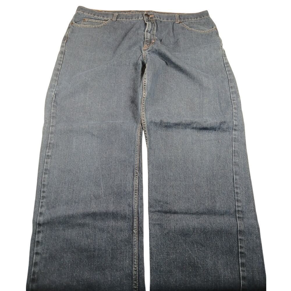 CHAPS Men's Dark Blue Straight Fit Jeans - 40x30